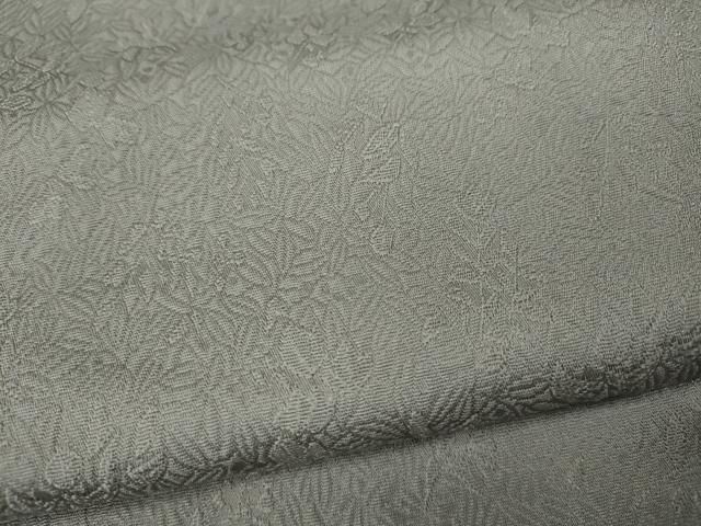 平和屋着物●上質な色無地 枝葉地紋 潤色 正絹 逸品 CAAZ2495ut