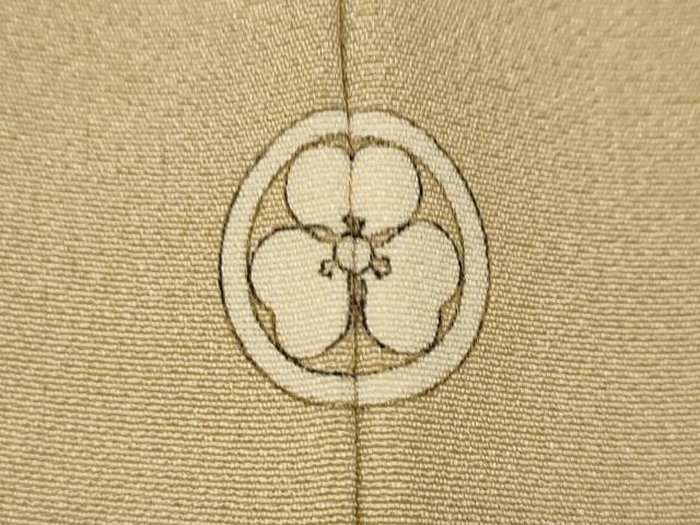 平和屋着物●豪華色留袖 駒刺繍 雪芝草花文 金彩 正絹 逸品 CAAZ2549ut