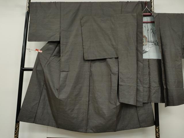 平和屋着物●男性 本場大島紬 アンサンブル 吉祥文 正絹 逸品 CAAZ2560ut