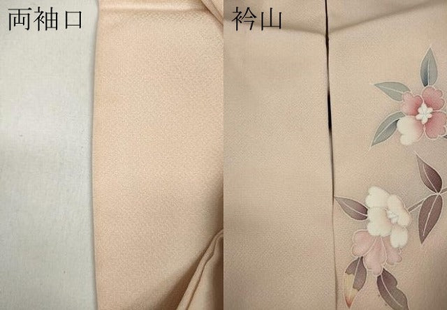 平和屋着物●訪問着 友禅 草花文 正絹 逸品 CAAZ2571ut