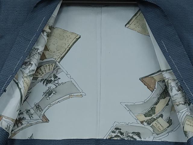 平和屋着物●男性 本場大島紬 アンサンブル 100亀甲 総詰め 正絹 逸品 未使用 CAAZ2732ut