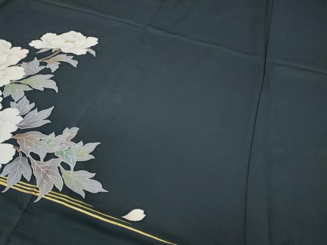 平和屋着物●豪華振袖 駒刺繍 流水枝桜牡丹文 金彩 正絹 逸品 CAAZ2761ut