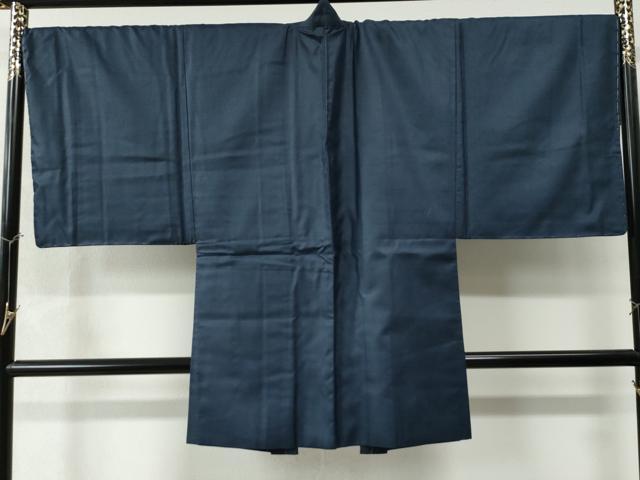 平和屋着物●男性 お召 アンサンブル 100亀甲 正絹 逸品 未使用 CAAZ2806yc