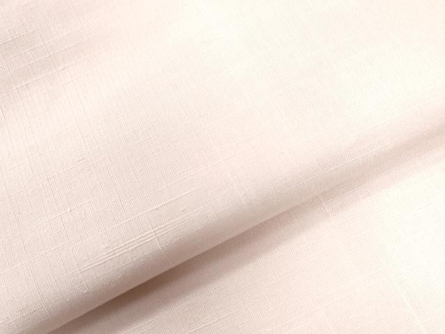 平和屋着物●結城紬 色無地 薄桜色 正絹 逸品 CAAZ2900yc