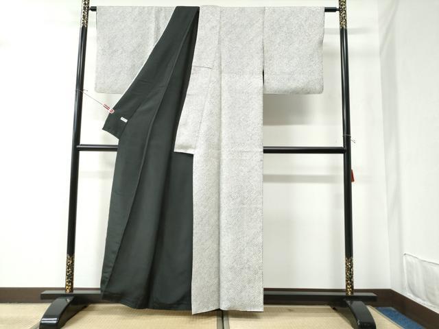 平和屋着物●大変加工の良い総絞り小紋 本疋田絞り 正絹 逸品 CAAZ2965yc