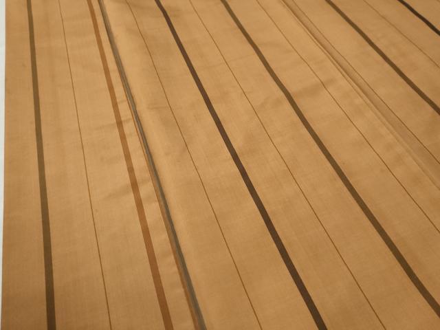 平和屋着物●上質な紬 縞 正絹 逸品 CAAZ3212yc