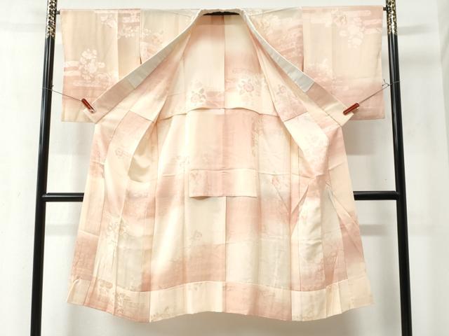 平和屋着物●長襦袢 無双仕立て 辻が花地紋 暈し染め 正絹 逸品 CAAZ3283yc