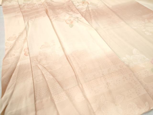 平和屋着物●長襦袢 無双仕立て 辻が花地紋 暈し染め 正絹 逸品 CAAZ3283yc