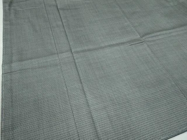 平和屋着物●男性 お召 アンサンブル 長襦袢セット 80亀甲 キングサイズ 正絹 逸品 未使用 CAAZ3406yc