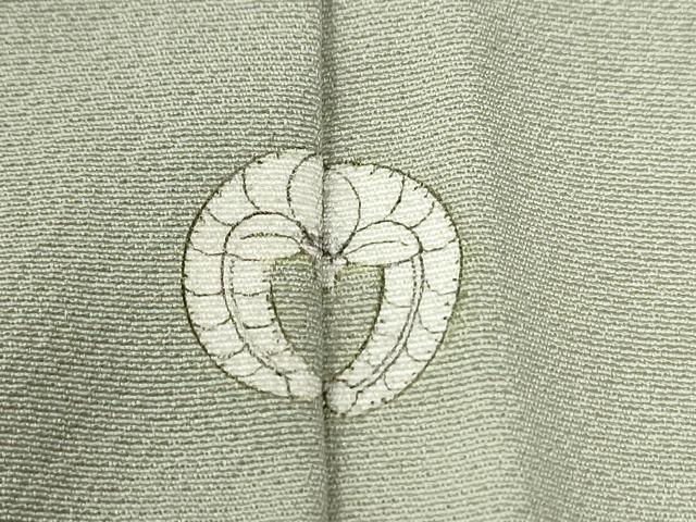 平和屋着物●京友禅作家 外池雅峰 訪問着 駒刺繍 渡り橋松竹梅風景文 暈し染め 金銀彩 正絹 逸品 CAAZ3433yc