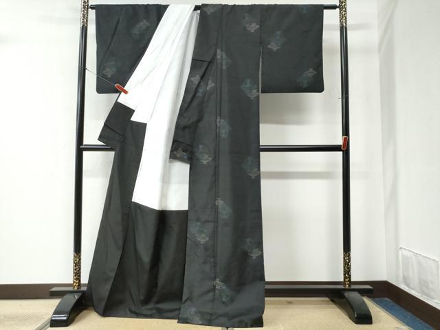 平和屋着物●本場大島紬 地空き 陶器文 正絹 逸品 CAAZ3523yc