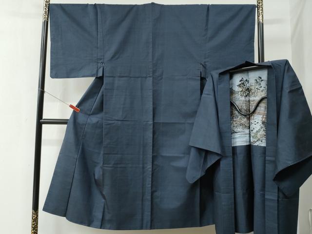 平和屋着物●男性 本場大島紬 アンサンブル 100亀甲 総詰め 正絹 逸品 CAAZ3581yc
