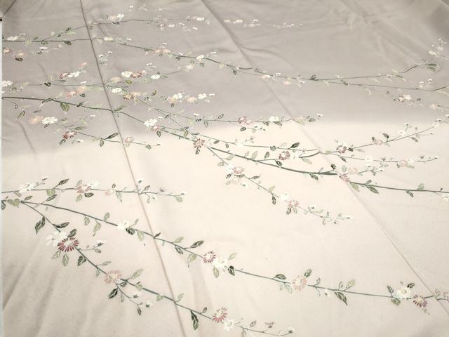 平和屋着物●訪問着 枝花文 暈し染め 正絹 逸品 CAAZ3601yc