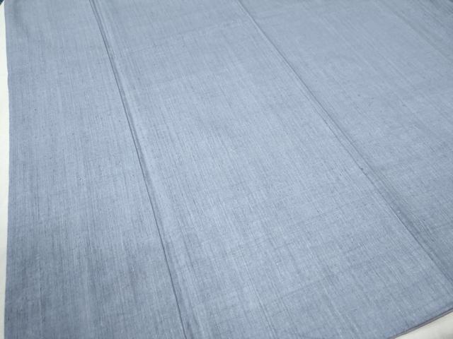 平和屋着物●本場結城紬 重要無形文化財 色無地 紅碧色 正絹 逸品 CAAZ3704yc