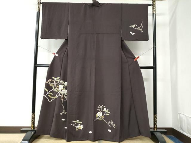 平和屋着物○訪問着 枝花文 金彩 正絹 逸品 CAAZ3749yc