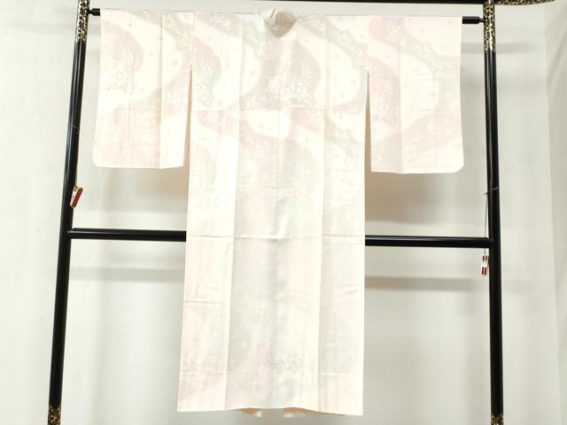 平和屋着物●長襦袢 袷 作家物 嵯峨野 もみじ染 辻が花地紋 暈し染め 正絹 逸品 CAAZ3803yc
