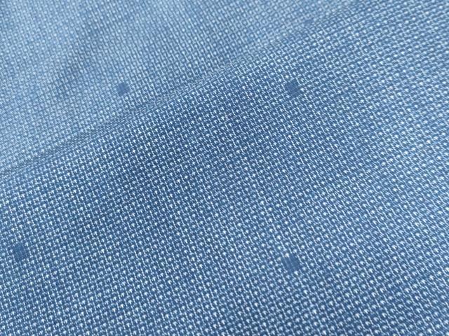 平和屋着物●本場大島紬 160亀甲 水玉 総詰め 正絹 逸品 CAAZ3929yc