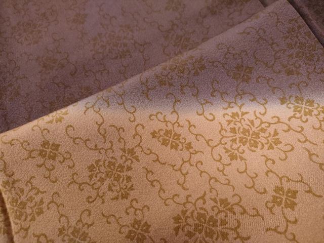 平和屋着物●訪問着 花唐草文 暈し染め 正絹 逸品 CAAZ3939yc