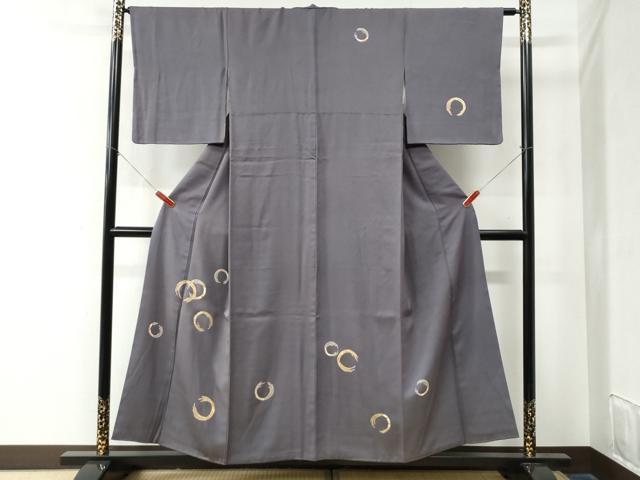 平和屋着物●訪問着 駒刺繍 束ね稲文 金彩 大丸扱い 正絹 逸品 CAAZ3993yc