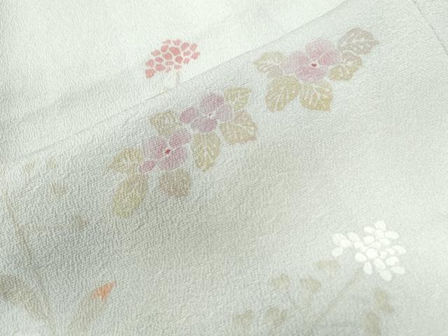 平和屋着物●訪問着 作家物 一珍染 草花文 正絹 逸品 未使用 CAAZ3994yc