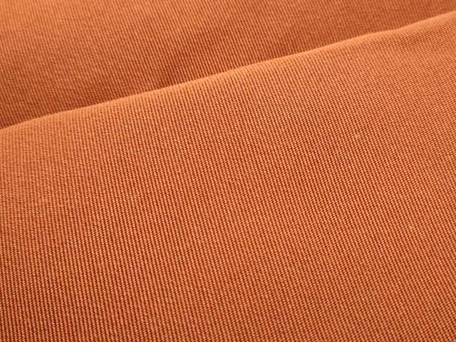 平和屋着物●爪掻き本綴れ 八寸名古屋帯 雀茶色 正絹 逸品 CAAZ4345hy