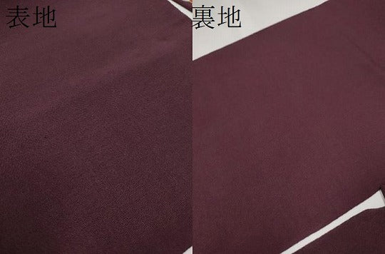 平和屋着物●九寸名古屋帯 型染め 流水草花文 鬼しぼ縮緬 正絹 逸品 CAAZ4361hy
