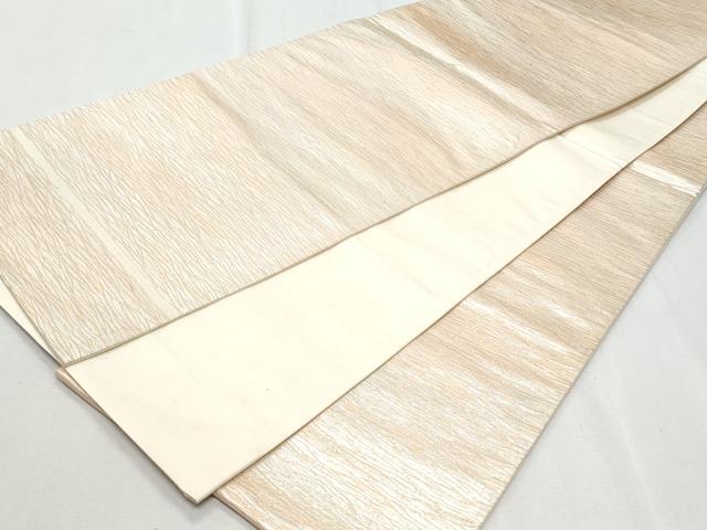 平和屋着物◎全通柄袋帯 霞文 銀糸 正絹 逸品 CAAZ4709fb