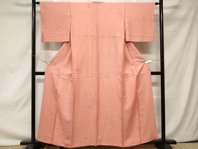 平和屋着物■上質な小紋 草花文 金彩 正絹 逸品 CAAZ5224ev