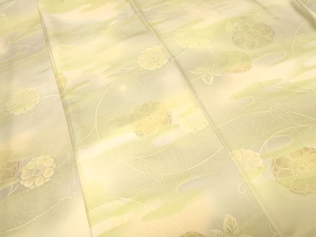 平和屋着物■上質な小紋 枝花文 暈し染め 正絹 逸品 CAAZ5394ev