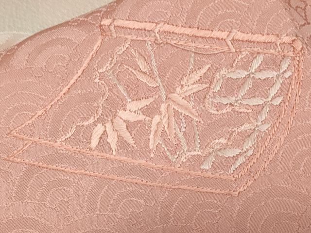 平和屋着物■色留訪問着 総刺繍 冊子花文 青海波文 暈し染め 正絹 逸品 CAAZ5800ev