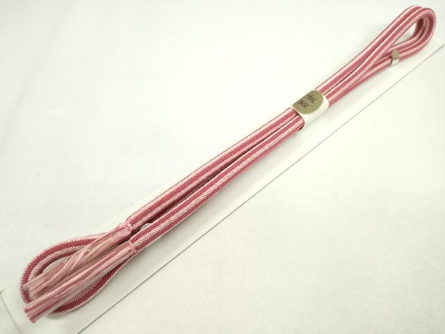 平和屋着物●和装小物 帯締め・帯揚げセット 草花文 暈し染め 金彩 奈良組 逸品 未使用 CAAZ6072ju