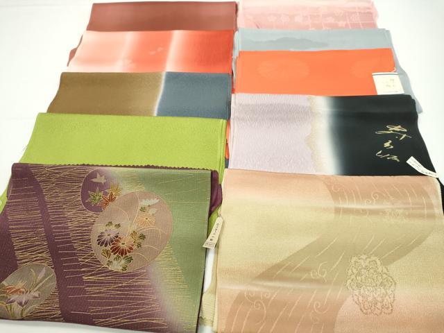 平和屋着物★和装小物 帯揚げ10枚セット 正絹 逸品 未使用 CAAZ6324ju