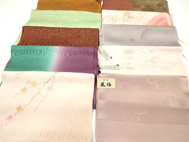 平和屋着物★和装小物 帯揚げ10枚セット 正絹 逸品 未使用 CAAZ6339ju