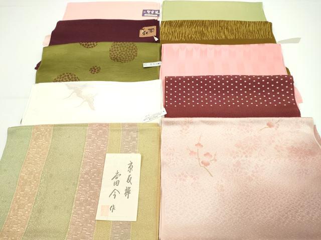 平和屋着物★和装小物 帯揚げ10枚セット 正絹 逸品 未使用 CAAZ6351ju