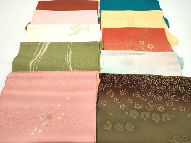 平和屋着物★和装小物 帯揚げ10枚セット 正絹 逸品 CAAZ6391ju