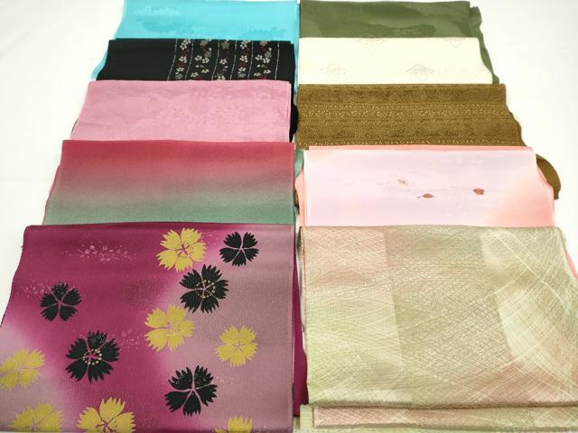平和屋着物★和装小物 帯揚げ10枚セット 正絹 逸品 CAAZ6393ju