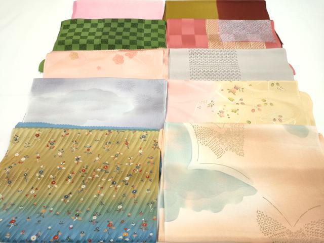 平和屋着物★和装小物 帯揚げ10枚セット 正絹 逸品 CAAZ6394ju