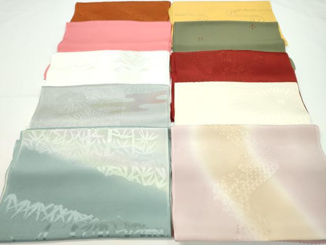 平和屋着物★和装小物 帯揚げ10枚セット 正絹 逸品 CAAZ6399ju