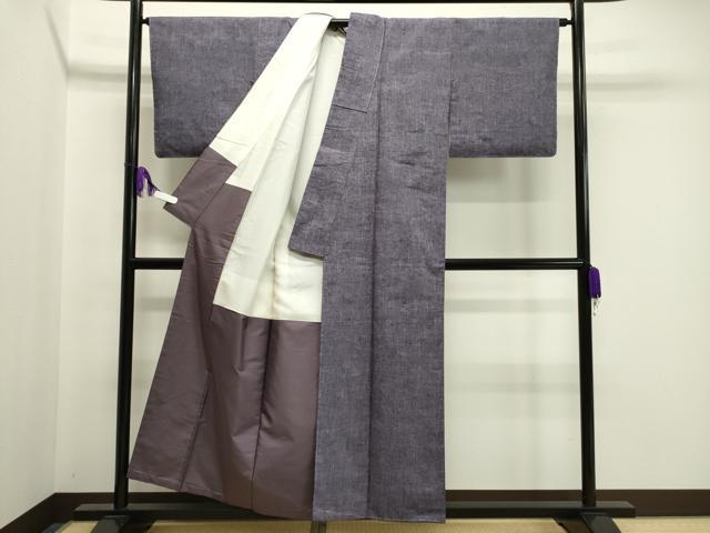 平和屋着物●上質な紬 霞文 正絹 逸品 CAAZ6522dy