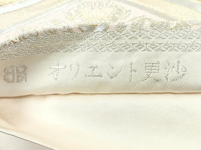 平和屋着物◎西陣 服部織物謹製 六通柄袋帯 唐織 オリエント更紗 金銀糸 正絹 逸品 CAAZ7371nb