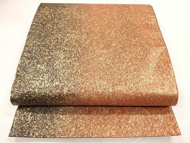 平和屋着物◎六通柄袋帯 霞文 金彩 正絹 逸品 CAAZ7377nb