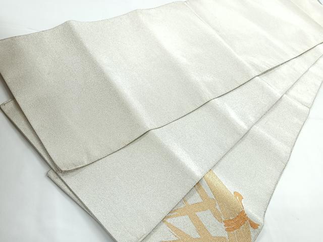 平和屋着物◎太鼓柄袋帯 綴れ 籬文 金銀糸 正絹 逸品 CAAZ7439nb