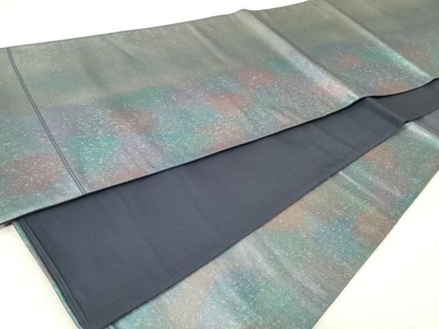 平和屋着物◎六通柄袋帯 霞文 引箔 正絹 逸品 CAAZ7756in