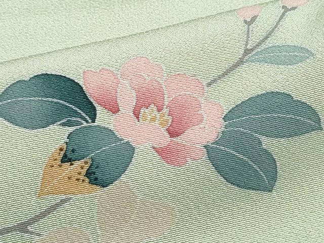 平和屋着物●訪問着 友禅 枝花文 正絹 逸品 CAAZ8069vf
