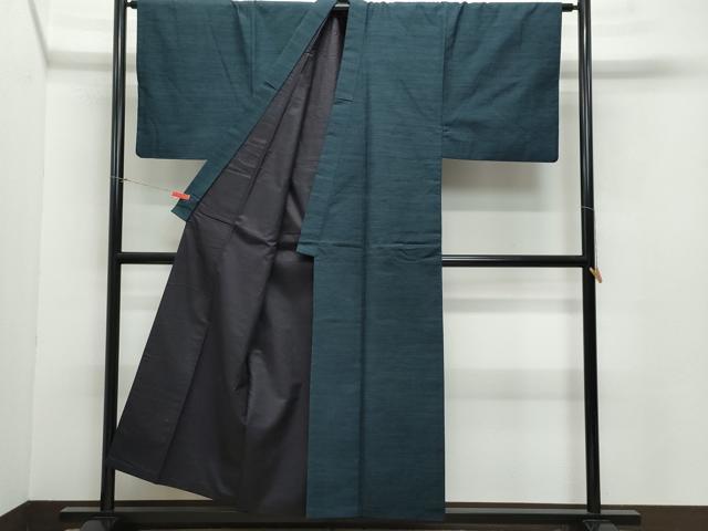 平和屋着物●男性 紬 百入茶色 正絹 逸品 CAAZ8110vf