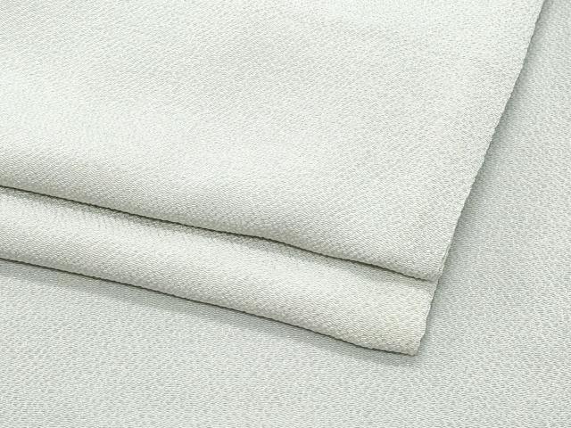 平和屋着物●上質な色無地 利休白茶色 鬼しぼ縮緬 正絹 逸品 CAAZ8188vf