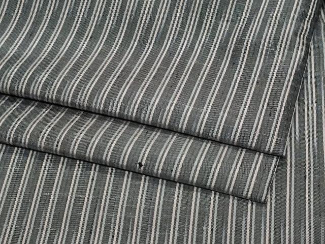 平和屋着物●上質な紬 縞 正絹 逸品 CAAZ8207vf