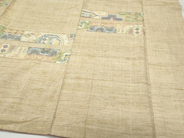 平和屋着物●訪問着 小千谷紬 吉祥花文 正絹 逸品 CAAZ8211vf