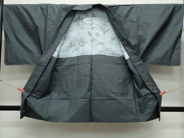 平和屋着物●男性 本場大島紬 アンサンブル 100亀甲 総詰め 正絹 逸品 CAAZ8276vf
