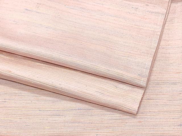 平和屋着物●紅花紬 米沢 霞文 正絹 逸品 CAAZ8317vf